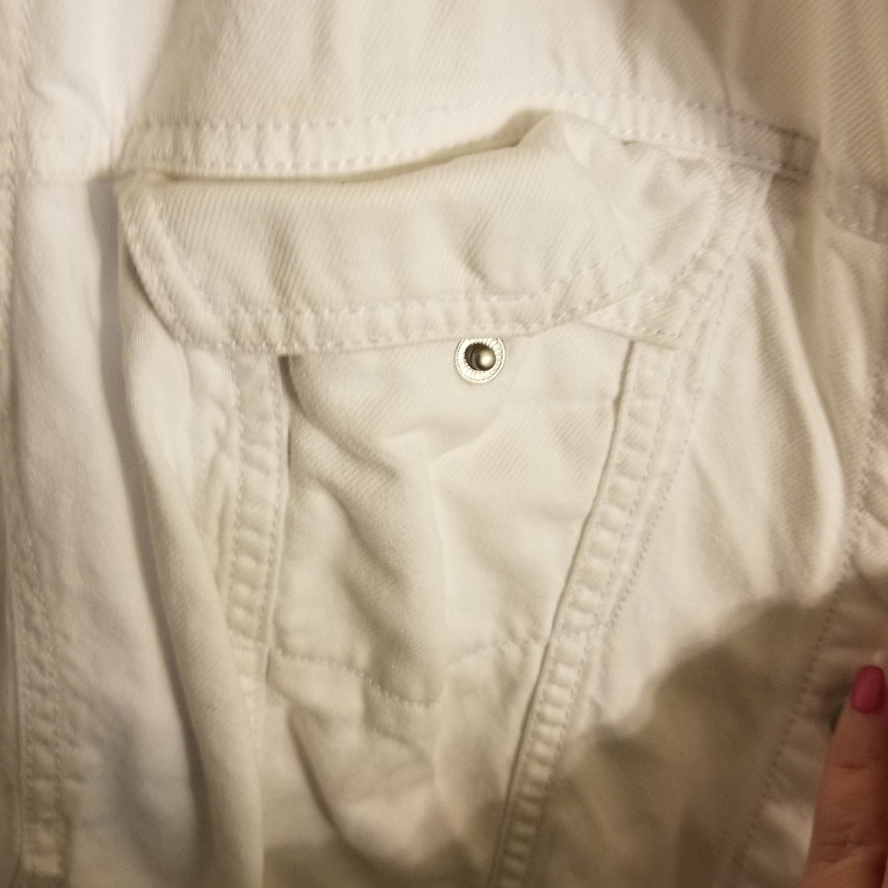 White denim jacket